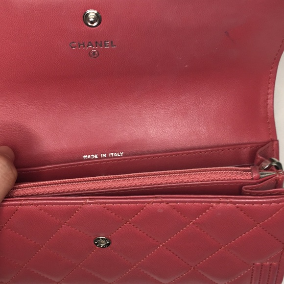 Authentic Chanel Boy long wallet / WOC - Picture 10 of 15